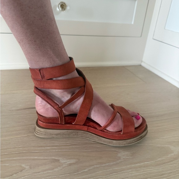 A.S.98 Women's Sandals Rust Orange - Picture 3 of 3